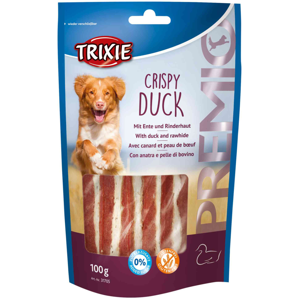 Ласощі для собак Trixie PREMIO Crispy Duck 100 г (4011905317052) - зображення 1