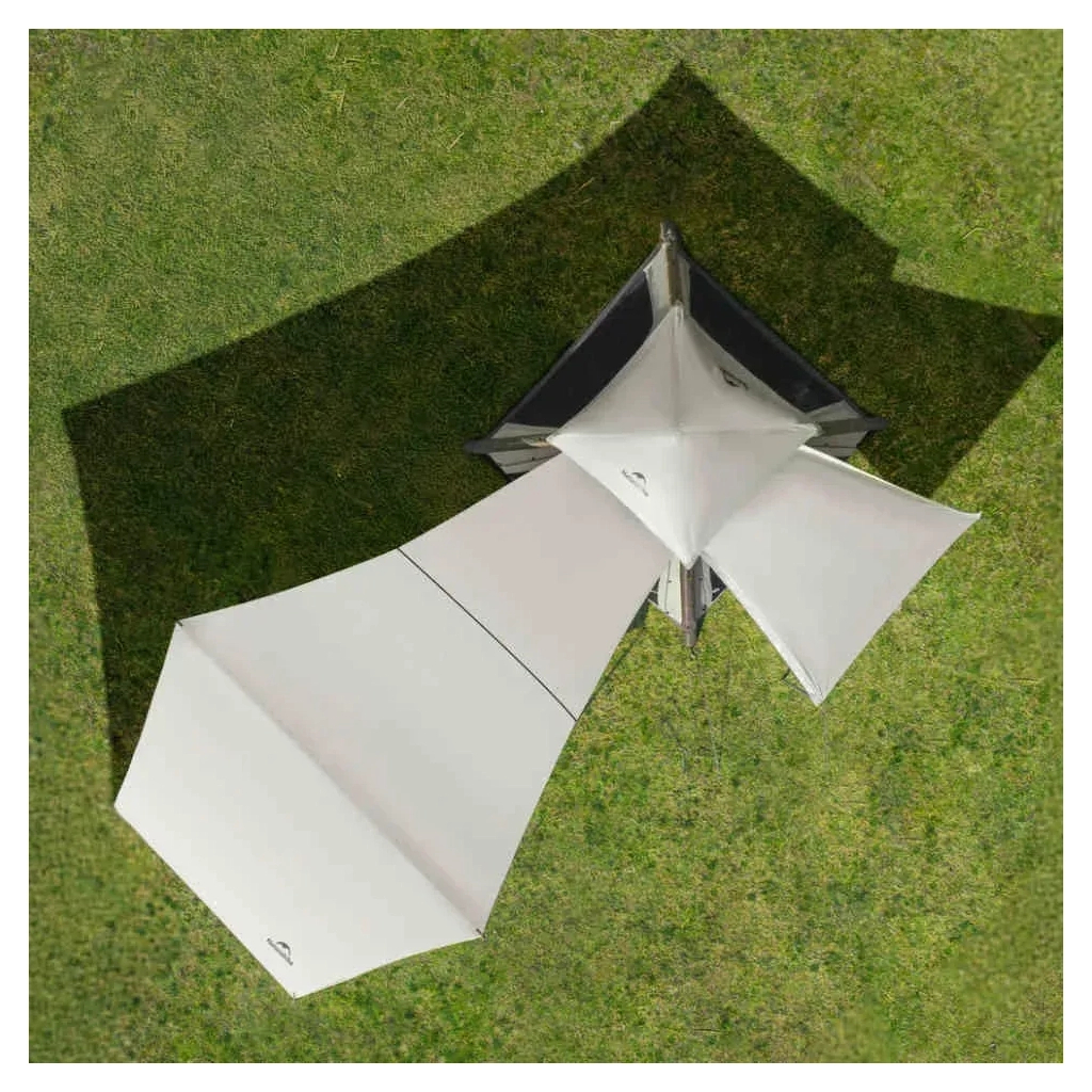 Намет Naturehike чотиримісний автоматичний надувний із тентом Ango CNK2550WS017, сірий (6977465869883) - зображення 3