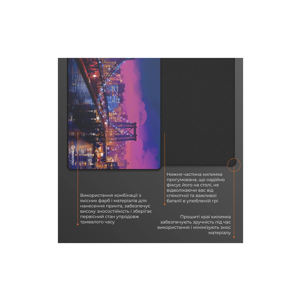 Килимок для мишки GamePro MP275C Speed/Control Black (MP275C) - изображение 7