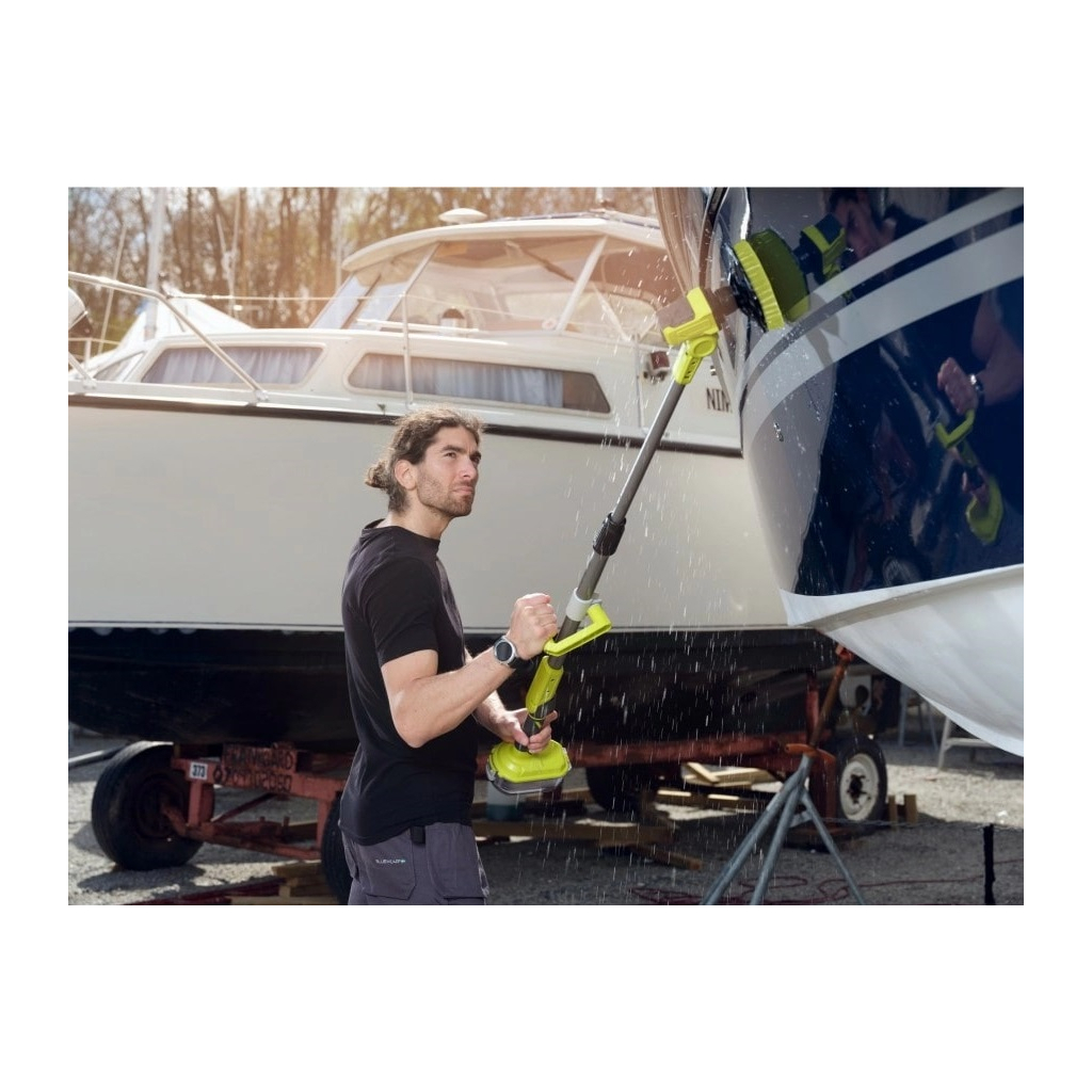 Щітка для миття Ryobi ONE+ R18TPS 18В, диск 15см, 210 об/хв, IPX7 (без АКБ та ЗП) (5133004847) - зображення 3