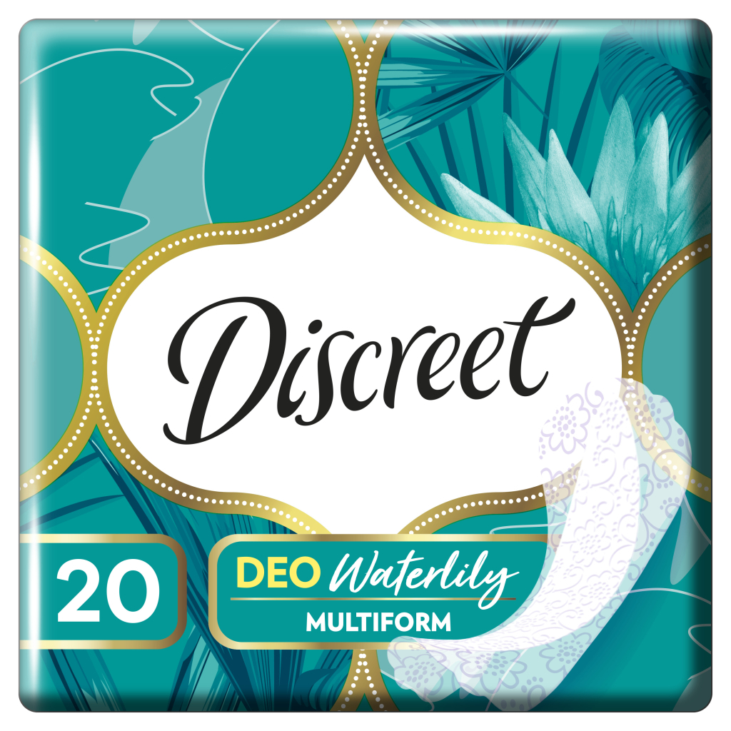 Щоденні прокладки Discreet Deo Water Lily 20 шт. (4015400107835/8700216152846) - изображение 1