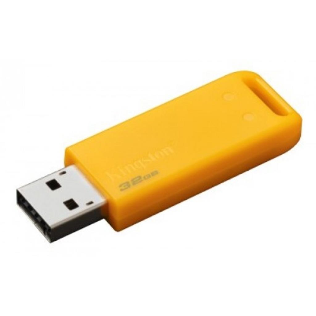 USB флеш накопичувач Kingston 32GB DataTraveler 20 Yellow USB 2.0 (KC-U2E32-6XY) - зображення 2