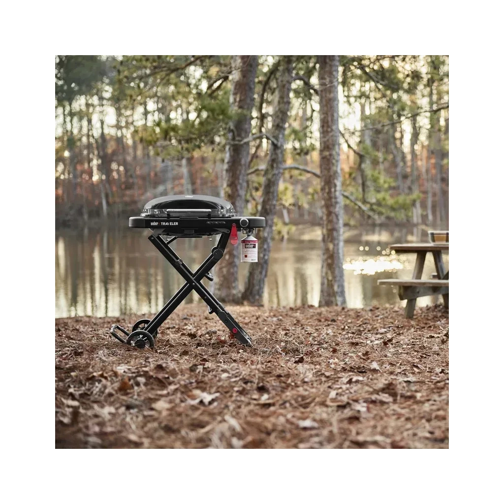 Гриль-барбекю Weber Traveler Compact Portable Black (1500527) - зображення 10