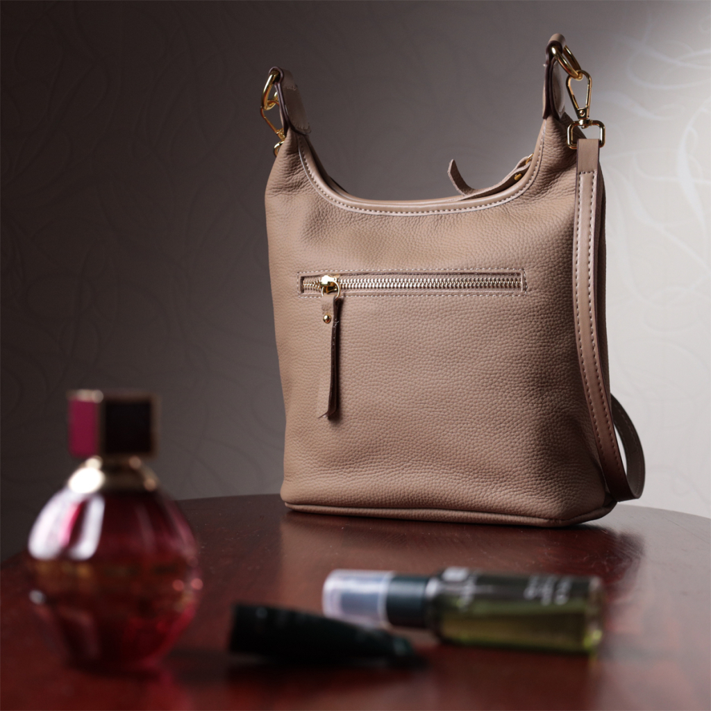 Сумка Vintage Жіноча на плече з натуральної шкіри Бежева (22629) - зображення 12