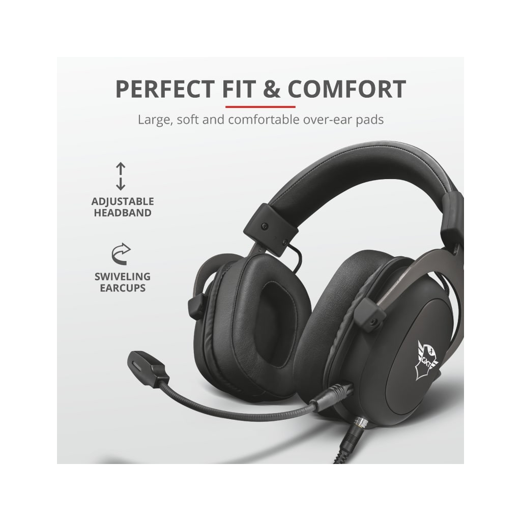 Навушники Trust GXT 414 Zamak Premium Multiplatform 3.5mm BLACK (23310) - зображення 8