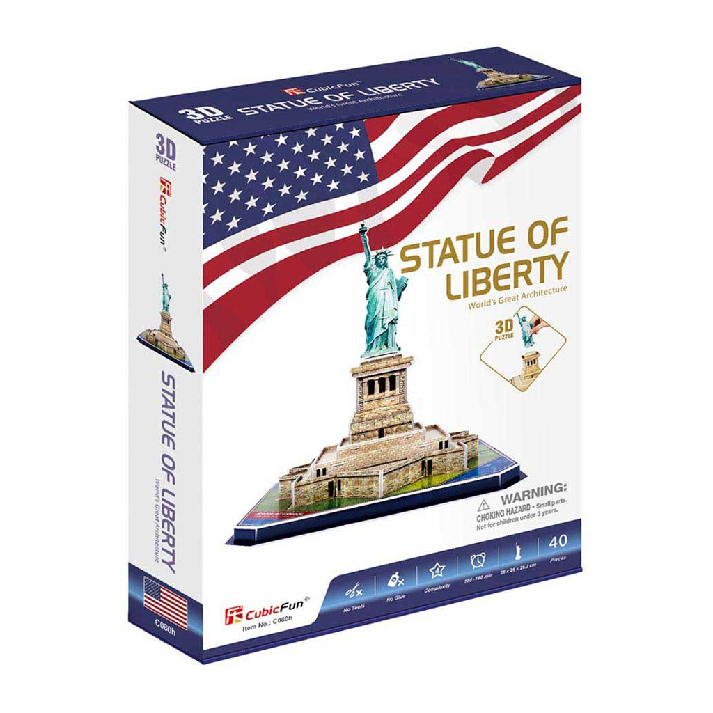 Пазл Cubic Fun 3D Статуя Статуя Свободи (C080h) - зображення 4
