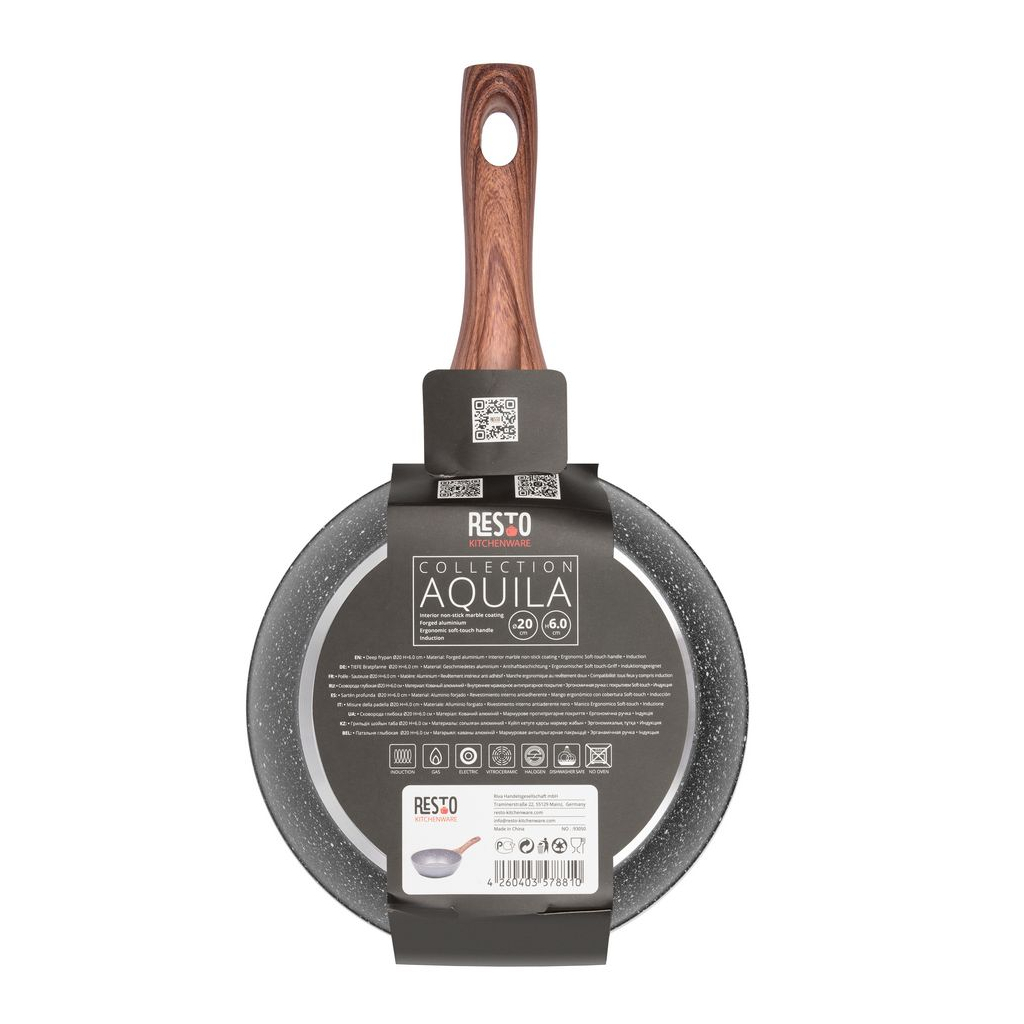Сковорода Resto Aquila глибока 20 см (93050) - зображення 8
