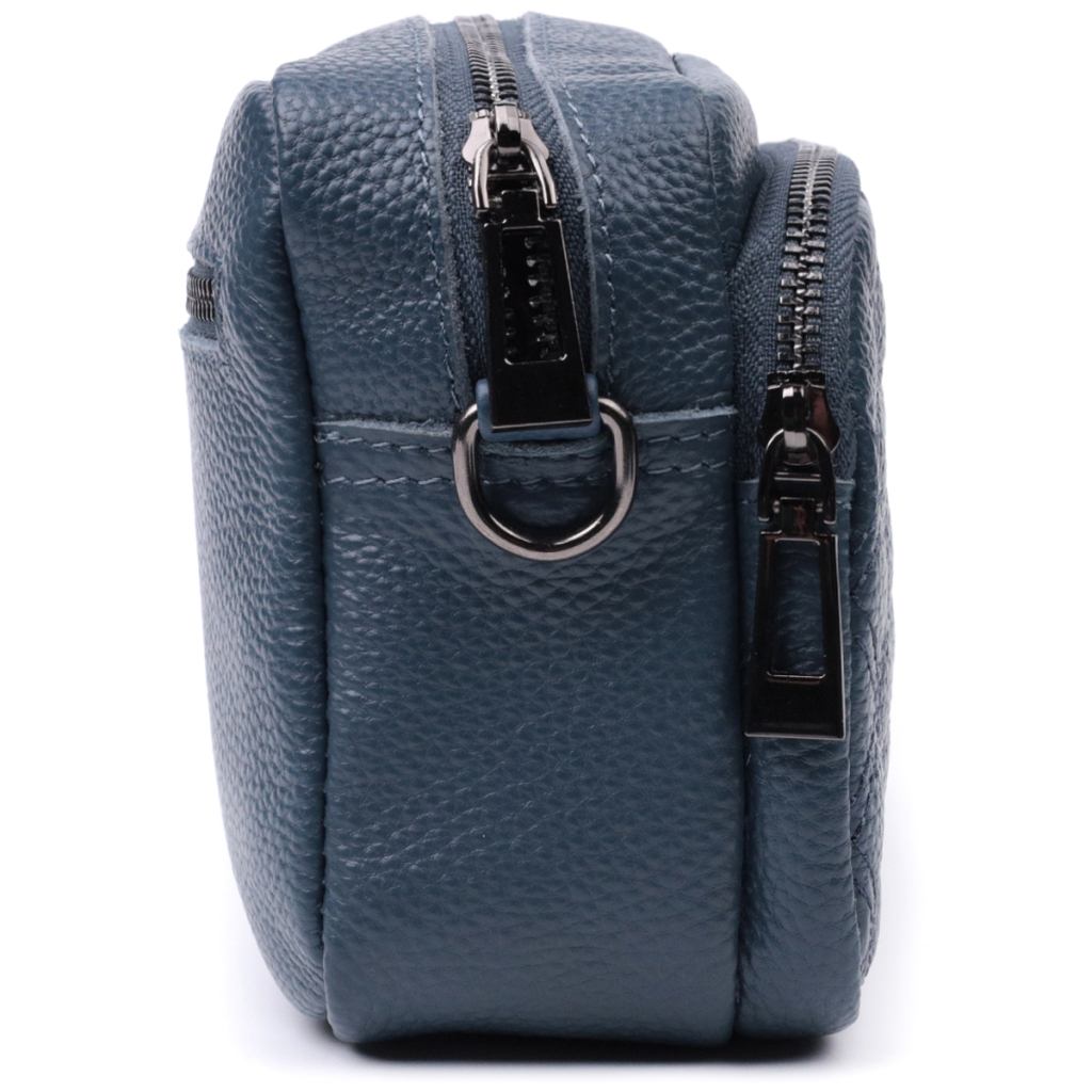 Сумка Vintage З натуральної шкіри Синя (22636) - зображення 6