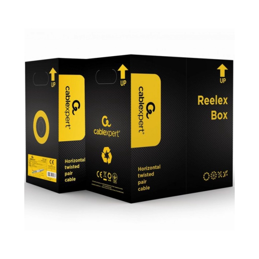 Кабель мережевий Cablexpert UTP 100м, cat 6, CCA, AWG23, Patchkabel (UPC-6004-L/100) - picture 3