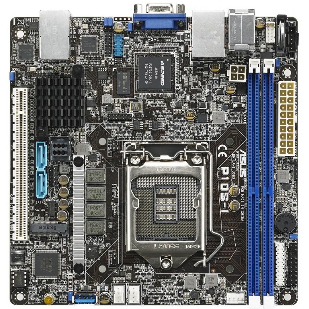 Серверна материнська плата ASUS P10S-I - зображення 1