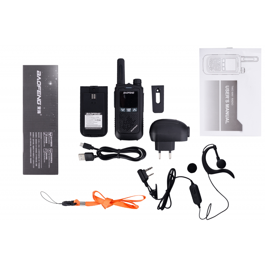Портативна рація Baofeng BF-T17 Black Twin Pack - зображення 5