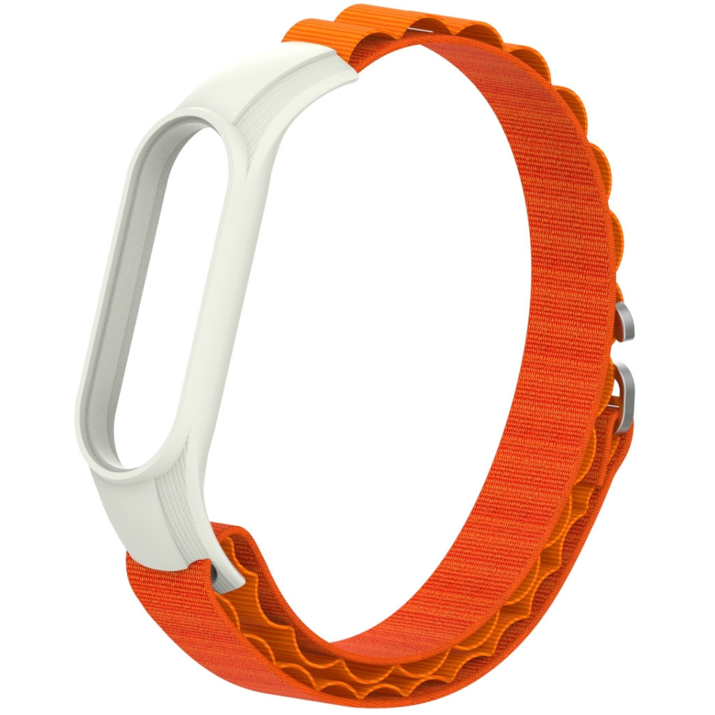 Ремінець до фітнес браслета Armorstandart AlpinaStyle Band для Xiaomi Mi Band 7/6/5/4 Orange (ARM64989) - зображення 1