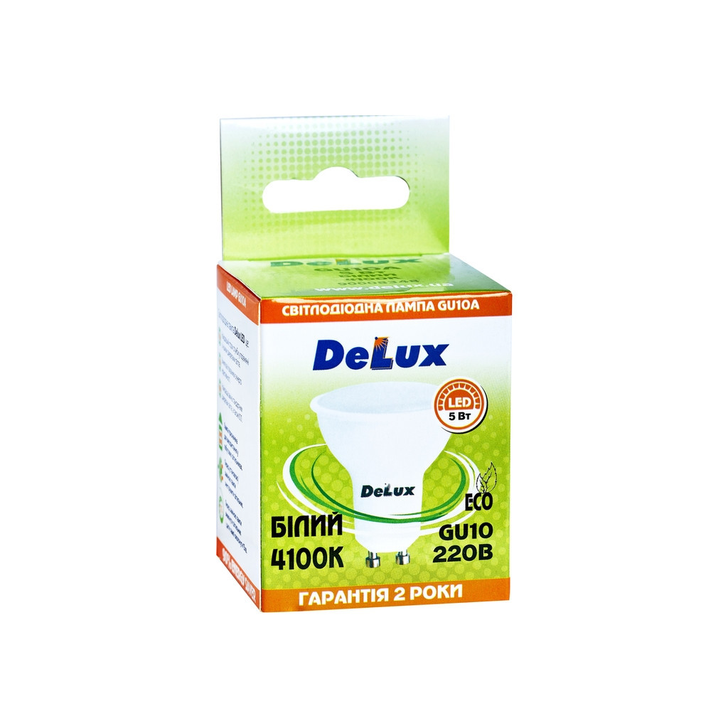 Лампочка Delux GU10A 5Вт 4100K (90011747) - зображення 3