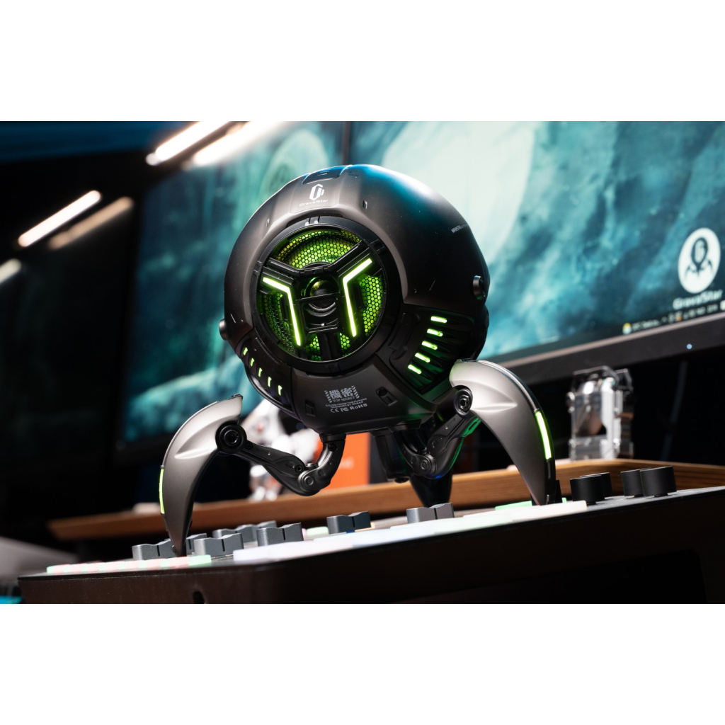 Акустична система GravaStar Mars Pro Zinc Alloy body Bluetooth Black (GRAVASTARG1PRO_BLK) - изображение 24