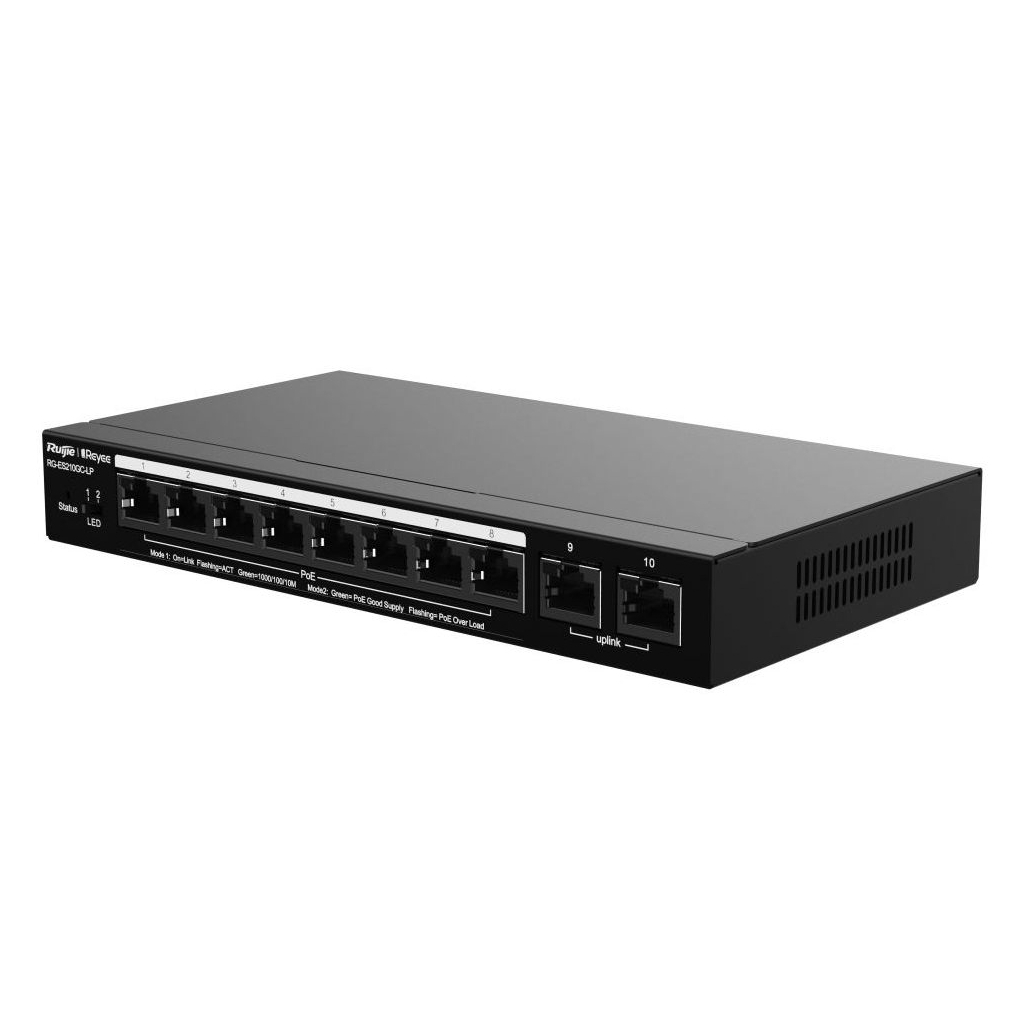 Комутатор мережевий Ruijie Networks RG-ES210GC-LP - изображение 4