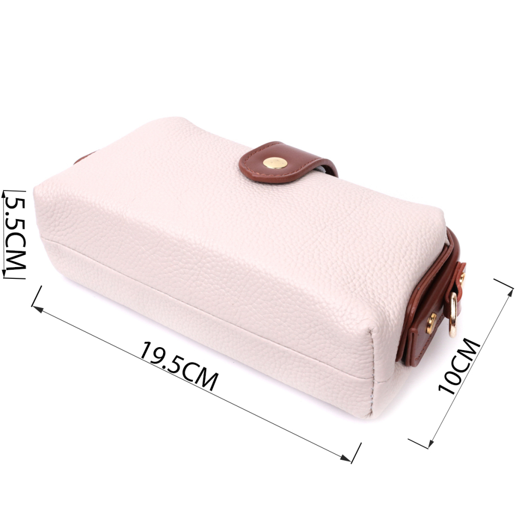 Сумка Vintage З натуральної шкіри Біла (22426) - зображення 3