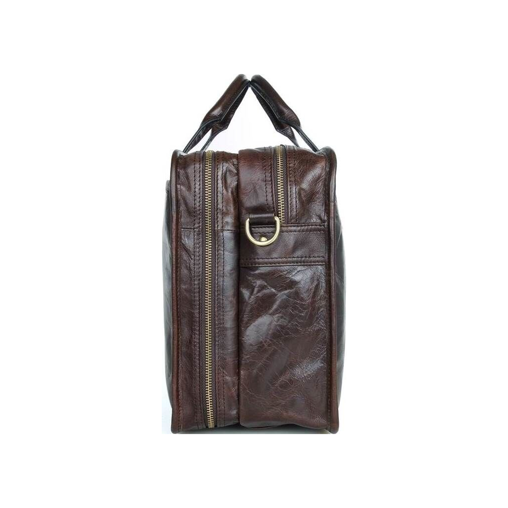 Сумка Vintage З натуральної шкіри Коричнева (14539) - зображення 6