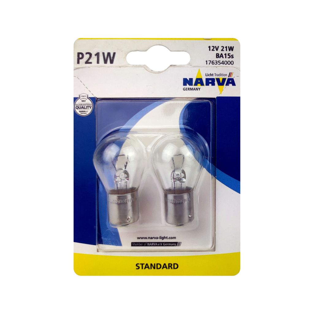 Автолампа Narva STANDARD P21W 176354000 (257178) - зображення 1