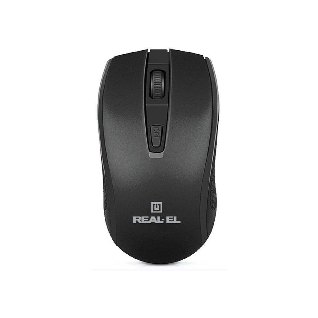 Мишка REAL-EL RM-308 Wireless Black - зображення 7