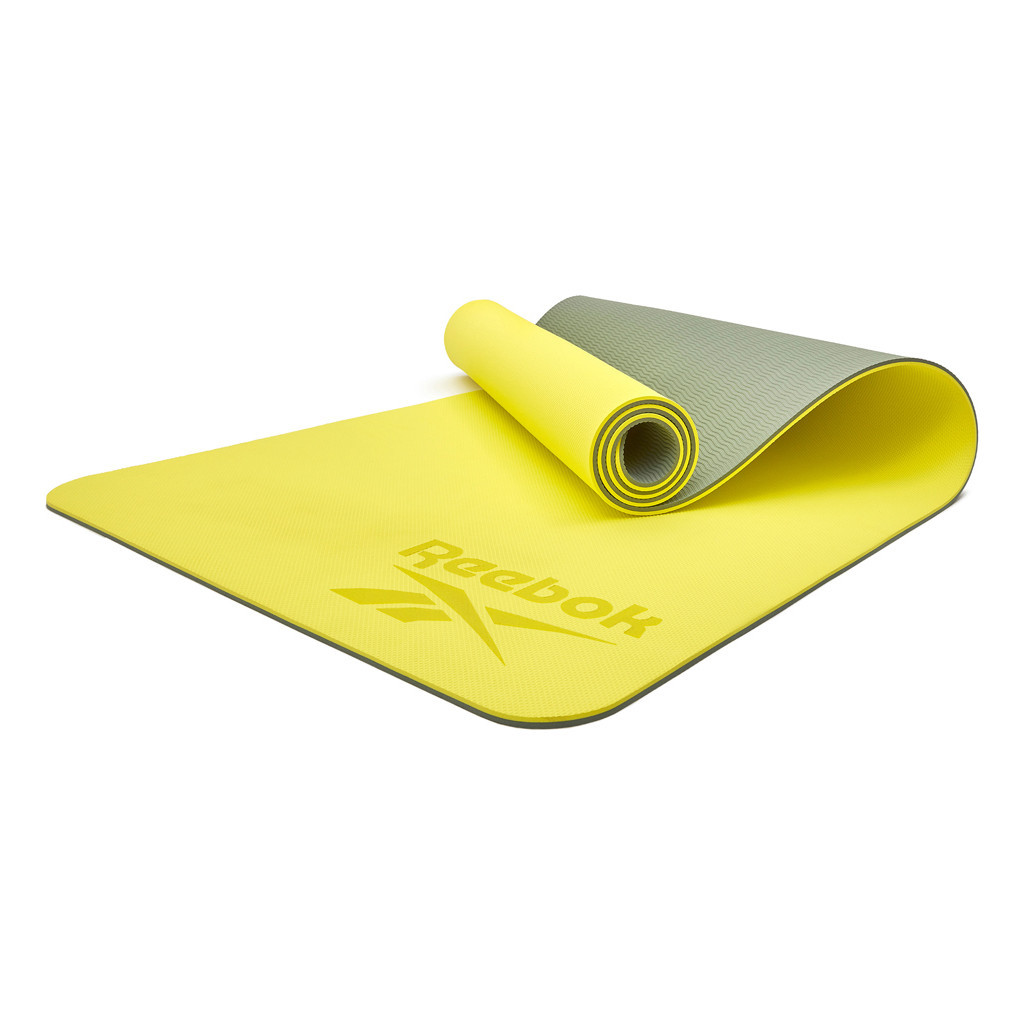Килимок для йоги Reebok Double Sided Yoga Mat зелений RAYG-11042GR (885652020831) - зображення 1