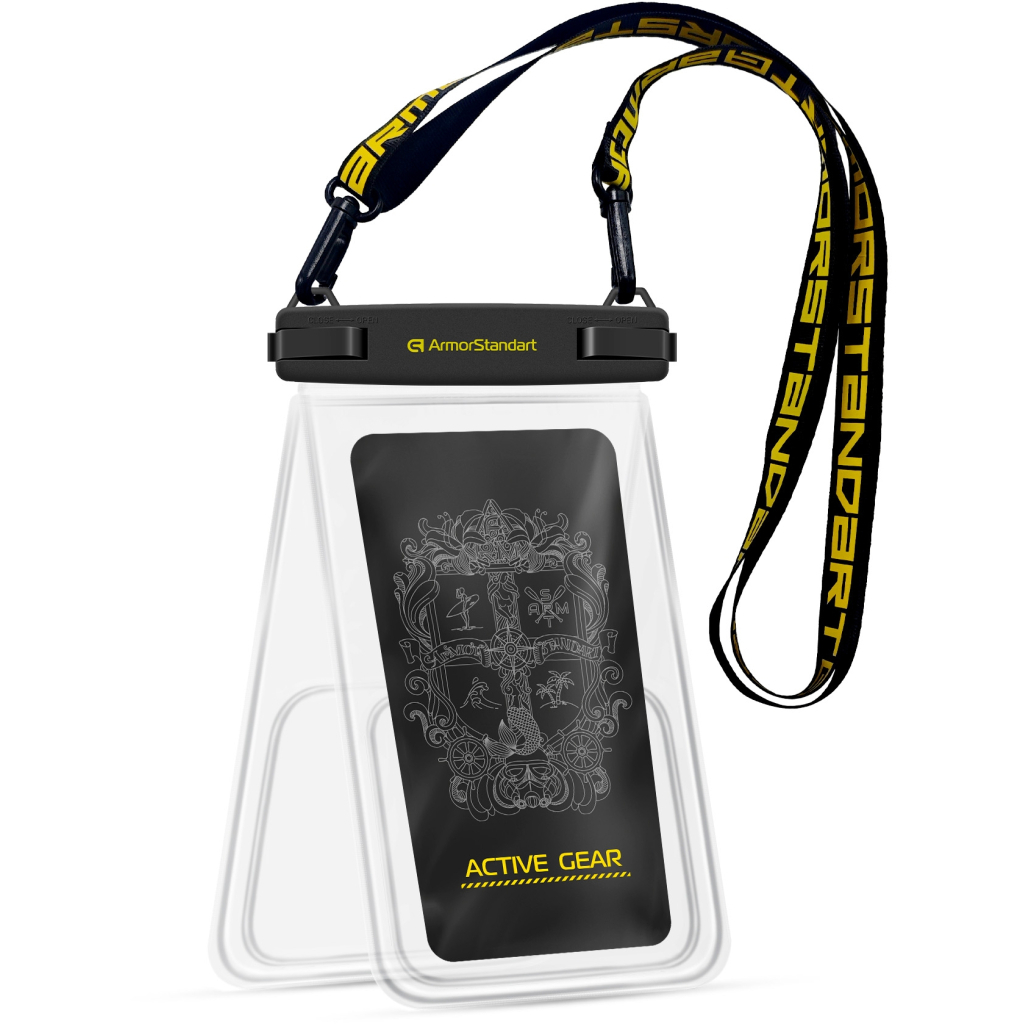 Чохол до мобільного телефона Armorstandart Waterproof Сapsule Double Pockets Black (ARM84415) - зображення 2