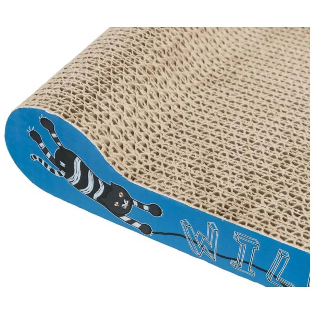 Дряпка (кігтеточка) для котів Trixie картонна з м'ятою 41×7×24 см (блакитна) (4011905480008) - изображение 3