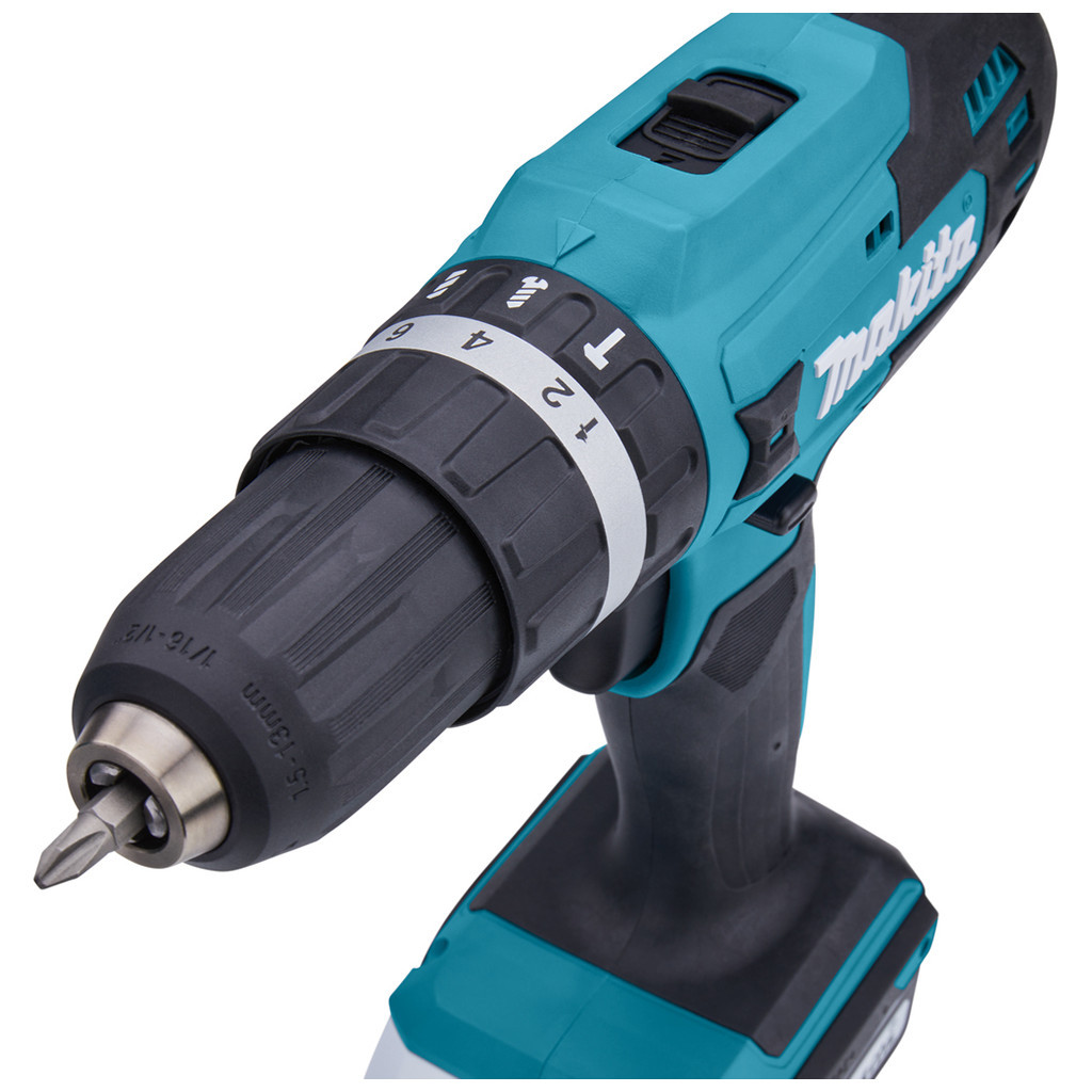 Шуруповерт Makita з ударом, 18V G-Seriesт, 2x1,5Ah, кейс, 42/24Нм (HP488D002) - зображення 4