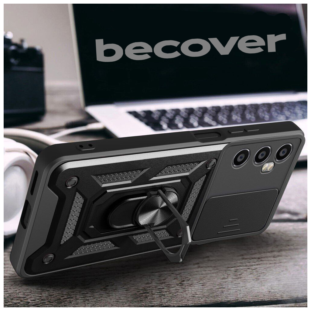 Чохол до мобільного телефона BeCover Military Realme C65 Black (712180) - зображення 3
