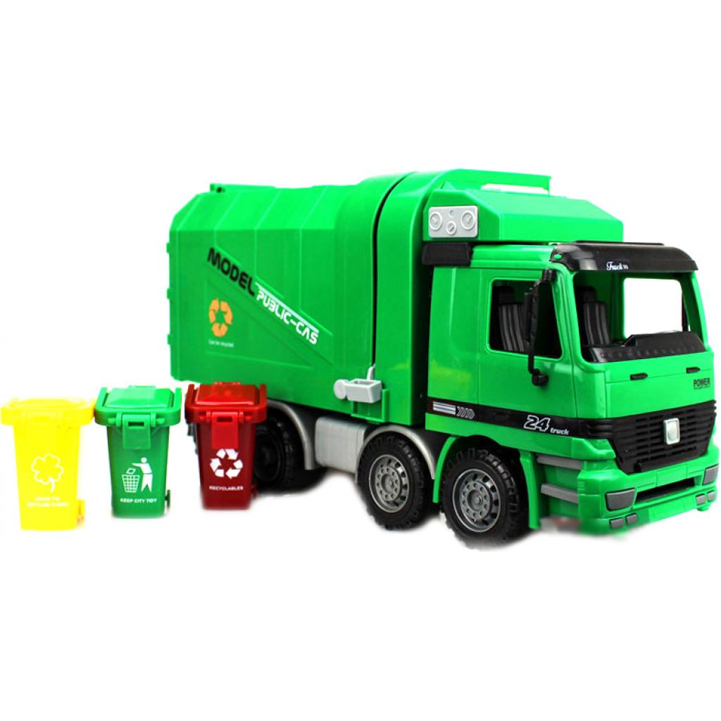 Спецтехніка Big Motors Мусоровоз Чистюля (9998-17) - зображення 2
