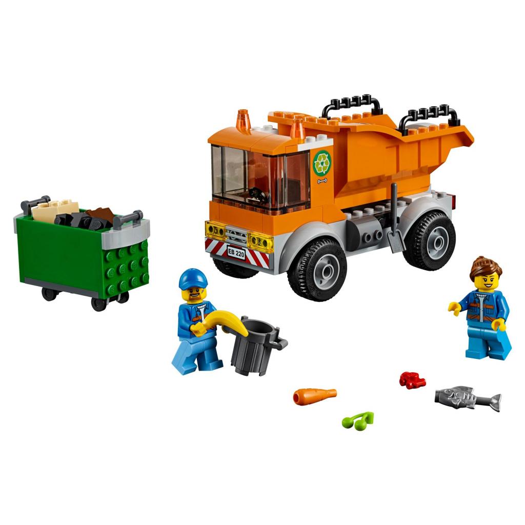 Конструктор LEGO City Сміттєвоз 90 деталей (60220) - зображення 2