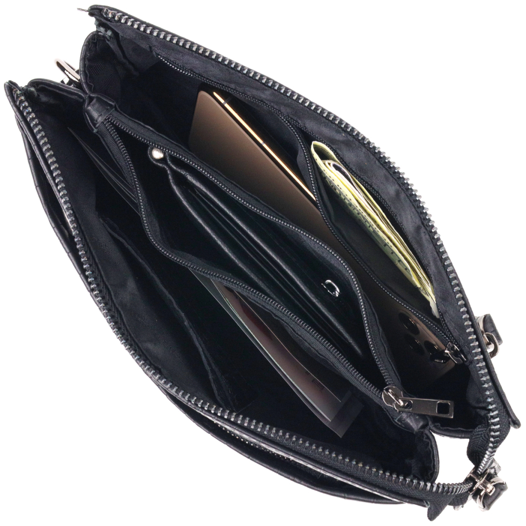 Сумка Canpellini З натуральної шкіри Чорна (21556) - зображення 5