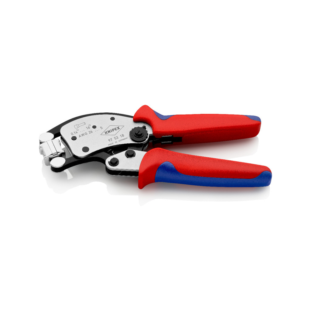 Затиск для клем KNIPEX з поворотною головкою, для контактних гільз (97 53 18) - зображення 2