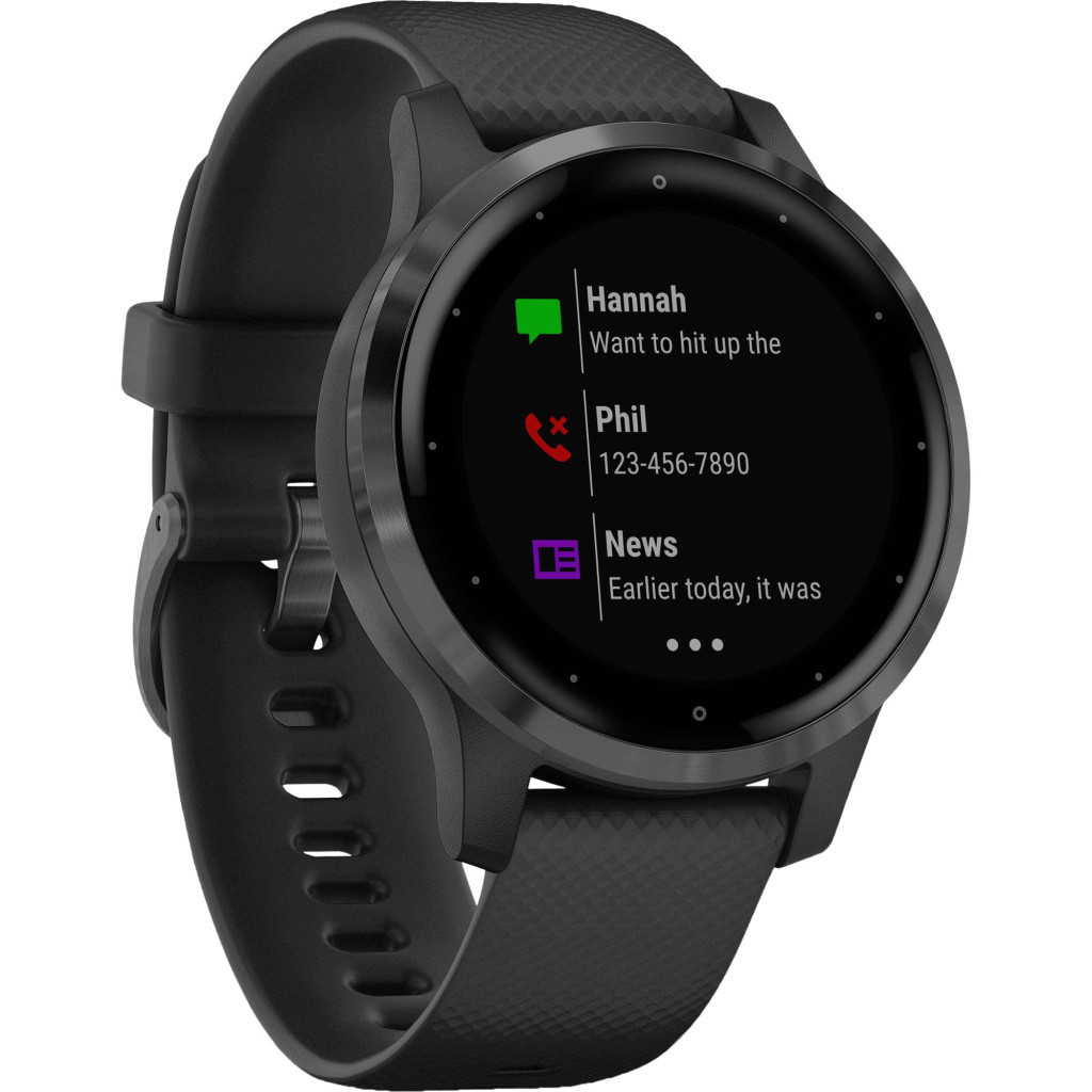 Смарт-годинник Garmin vivoactive 4S, Black/Slate, GPS (010-02172-13) - зображення 2