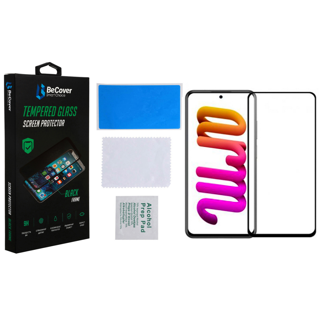 Скло захисне BeCover ZTE Blade V40 / V40 Pro Black (708562) - изображение 3