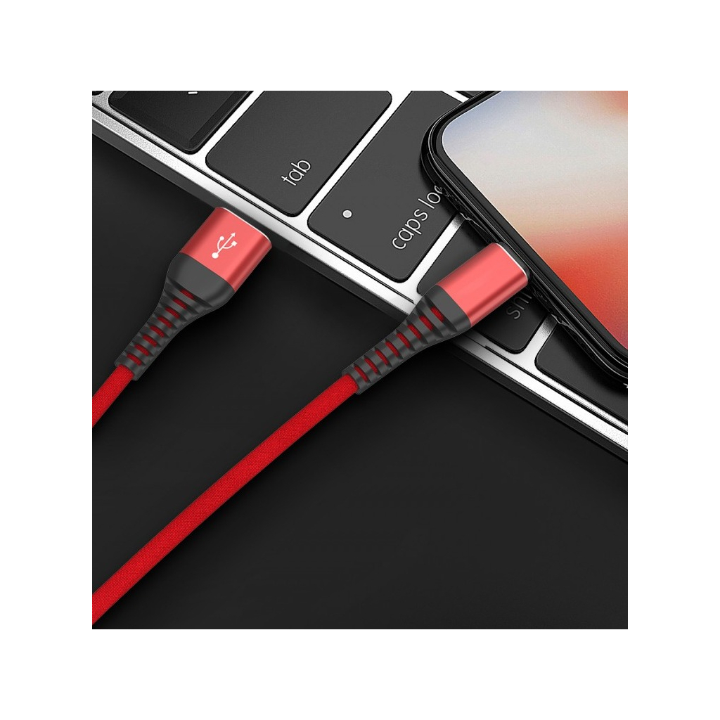 Дата кабель USB 2.0 AM to Lightning 1.0m Flexible MFI Extradigital (KBU1758) - зображення 7