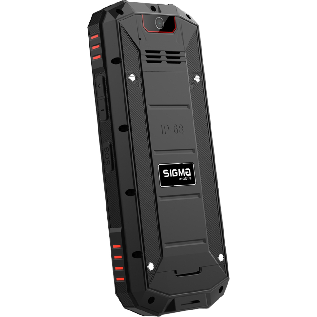Мобільний телефон Sigma X-treme PA68 Black Red (4827798466520) - зображення 4