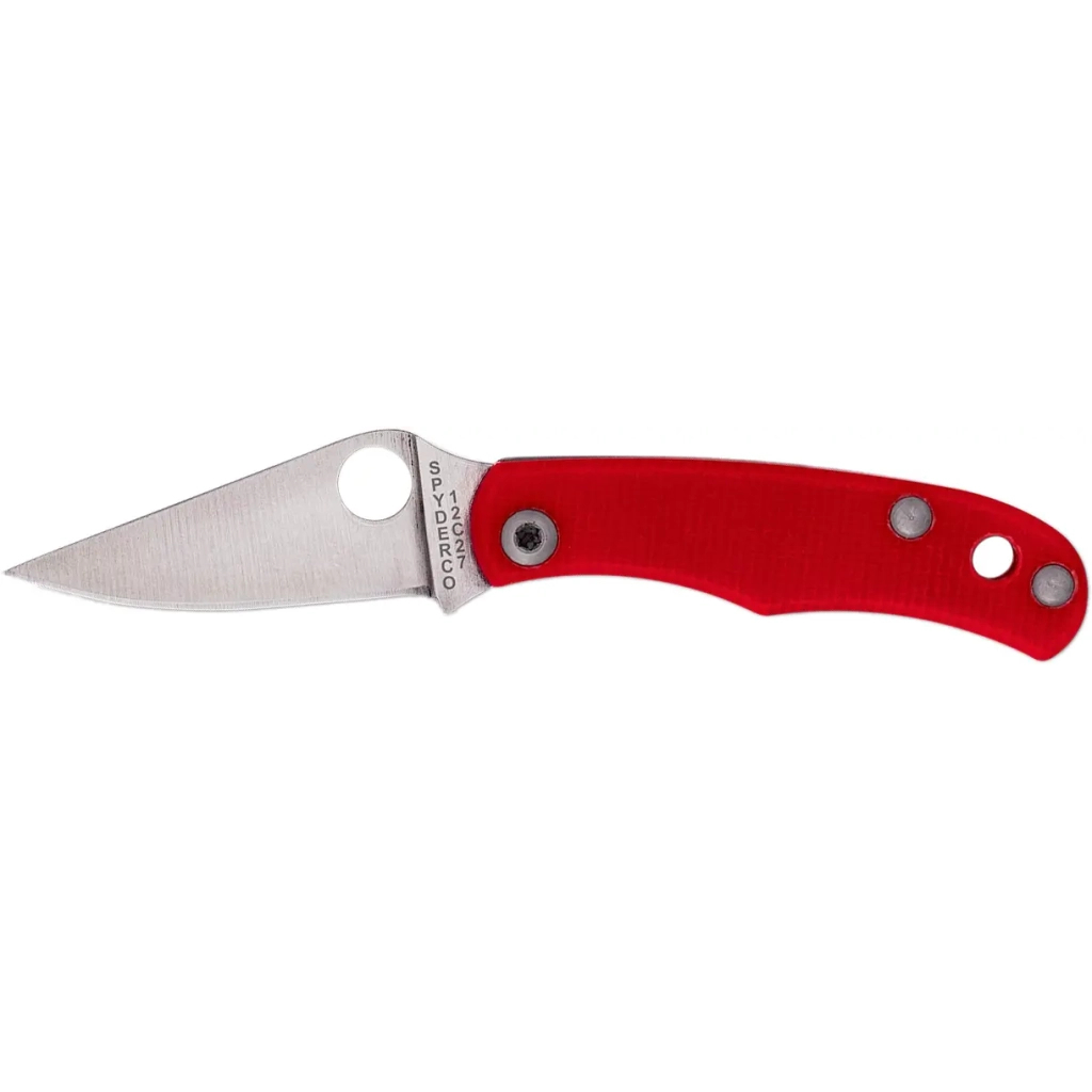 Ніж Spyderco Bug 12C27 G-10 Red (C133GRDP) - зображення 1