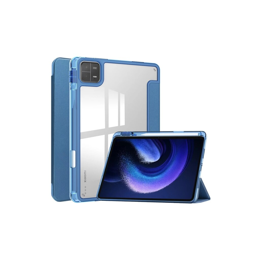 Чохол до планшета BeCover TPU Edge stylus mount Xiaomi Mi Pad 6 / 6 Pro 11" Blue (709559) - зображення 3