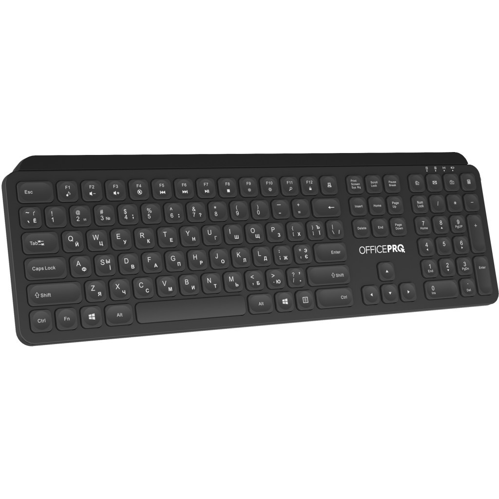 Клавіатура OfficePro SK680 Wireless Black - зображення 2