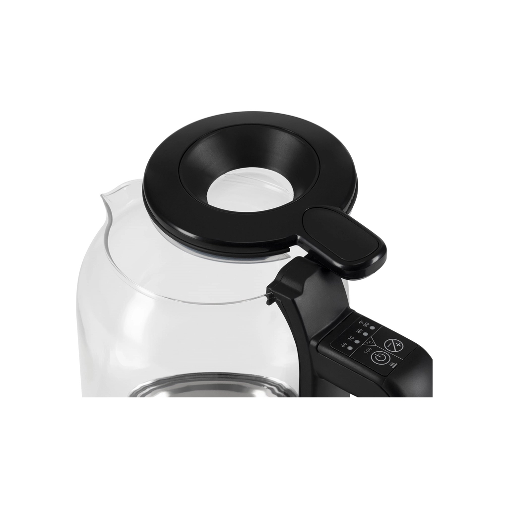 Електрочайник Polaris PWK 17107CGLD WIFI IQ Home Чорний - зображення 4