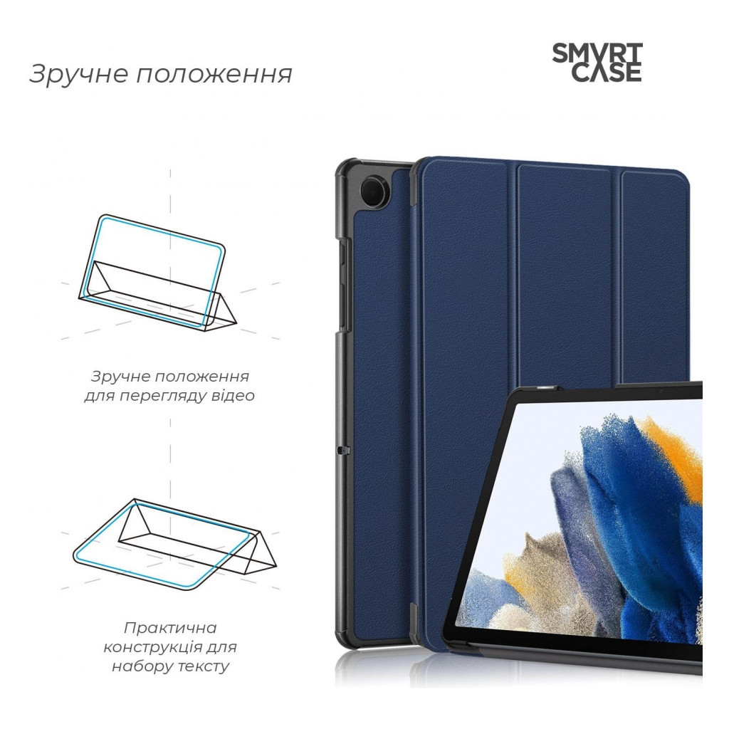 Чохол до планшета Armorstandart Smart Case Samsung Galaxy Tab A9+ Blue (ARM70989) - зображення 4