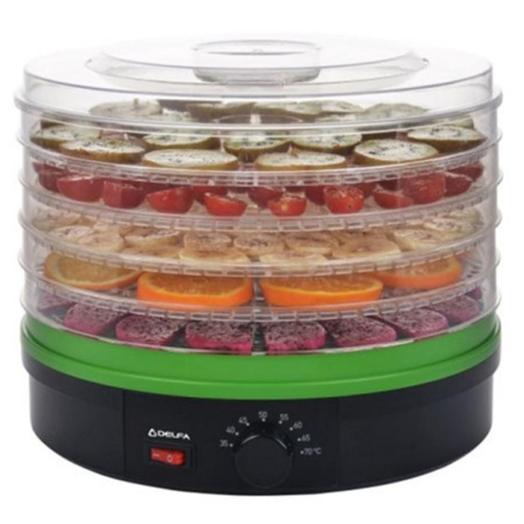 Сушка для овочів та фруктів Delfa ST-FP0112 зелено-біла - зображення 4