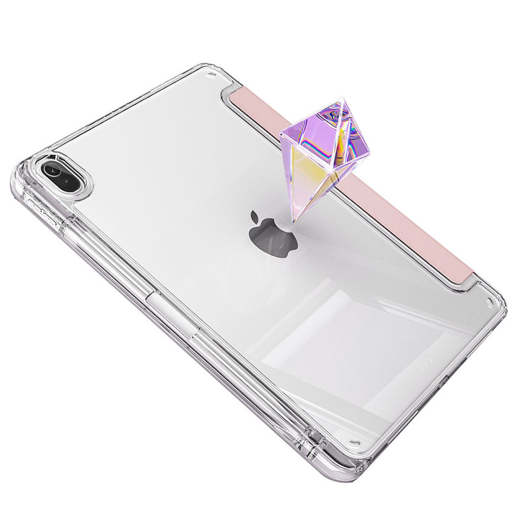 Чохол до планшета BeCover Ultra Slim Origami Transparent Apple iPad Air 11" M2/M3 (2024/2025) Pink (711391) - зображення 4