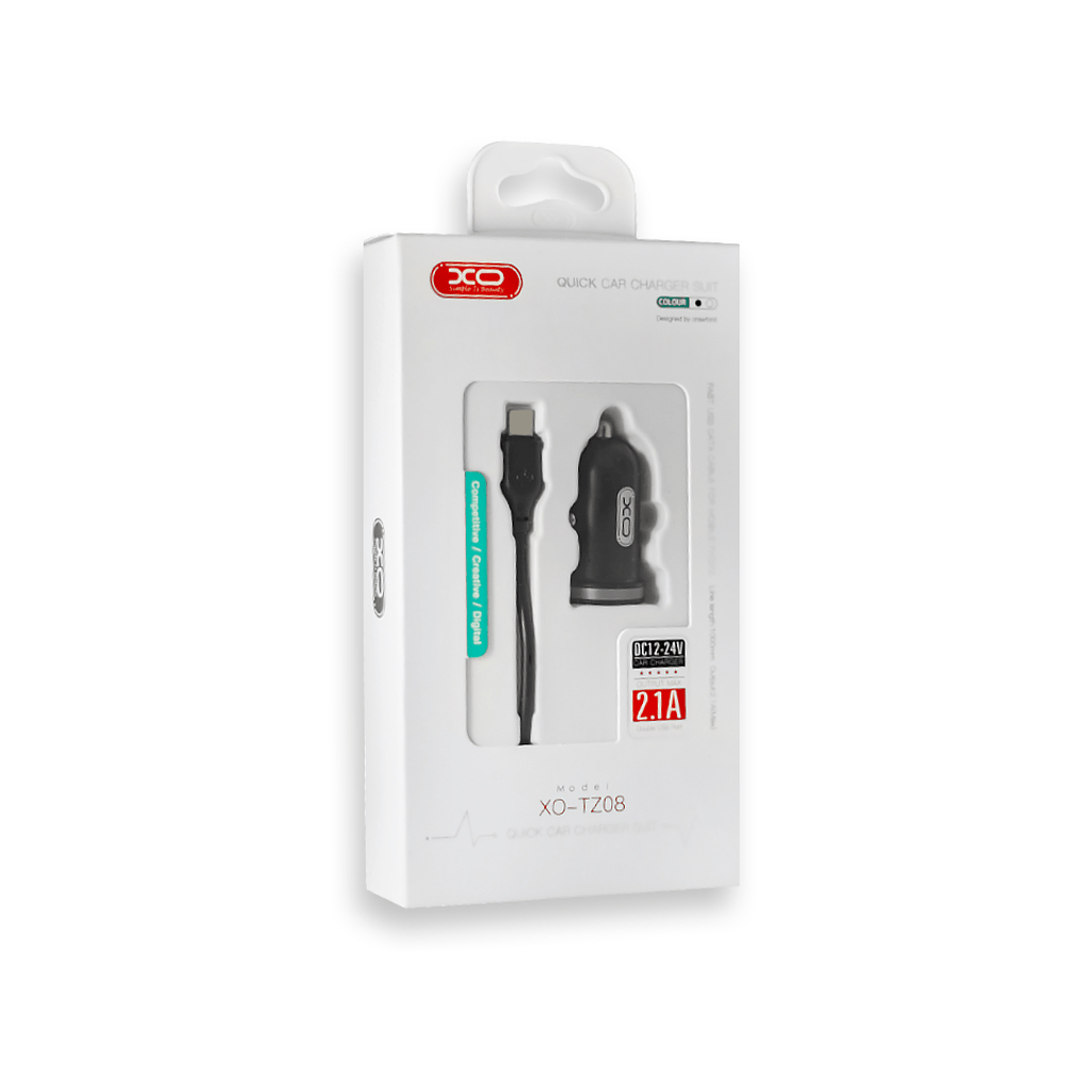 Зарядний пристрій XO 2xUSB 2.1A + cable USB to Micro 5P black (TZ08-M-BK) - зображення 5