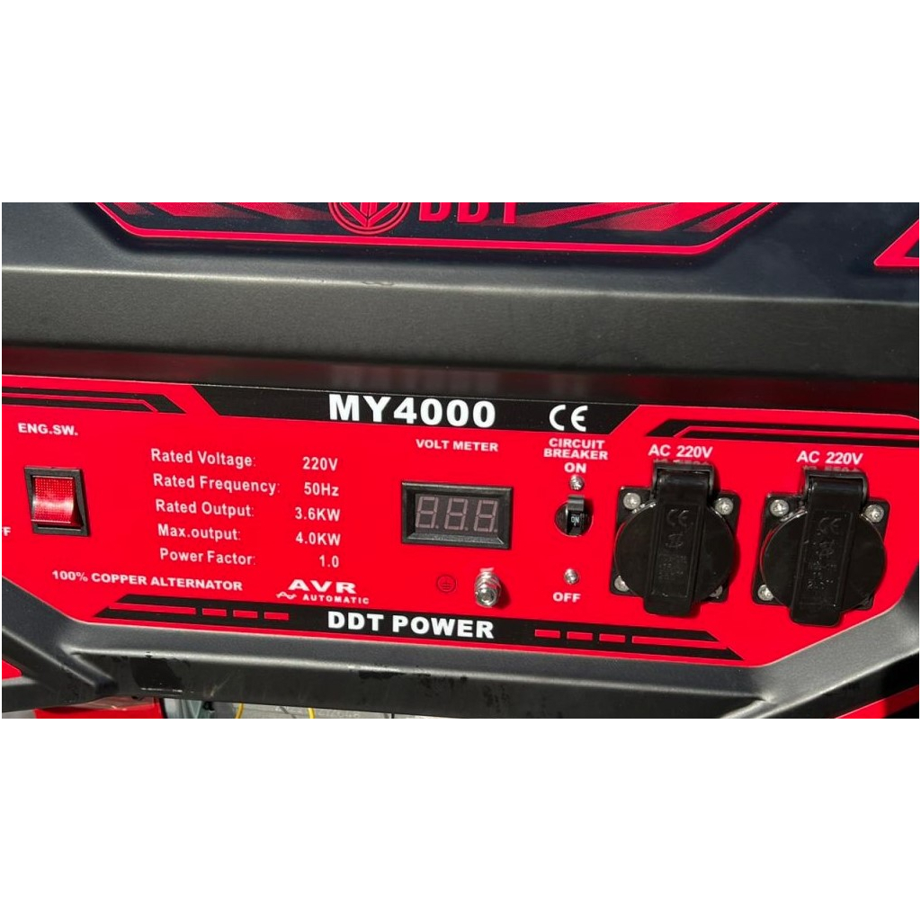 Генератор DDK MY4000 4.0 kW, AVR, ручн. старт, 35л - зображення 5