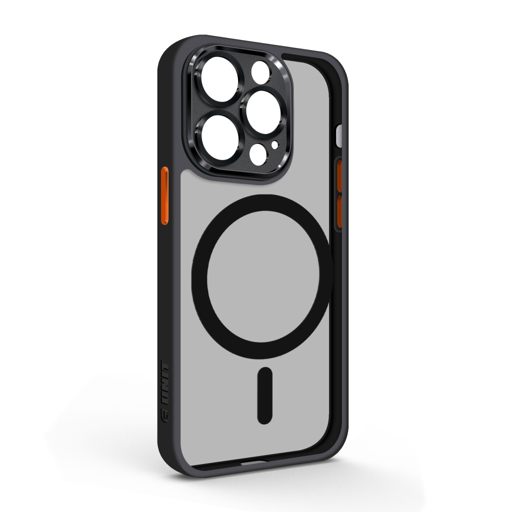 Чохол до мобільного телефона Armorstandart Unit MagSafe SE Apple iPhone 13 Pro Black Orange (ARM75370) - зображення 1