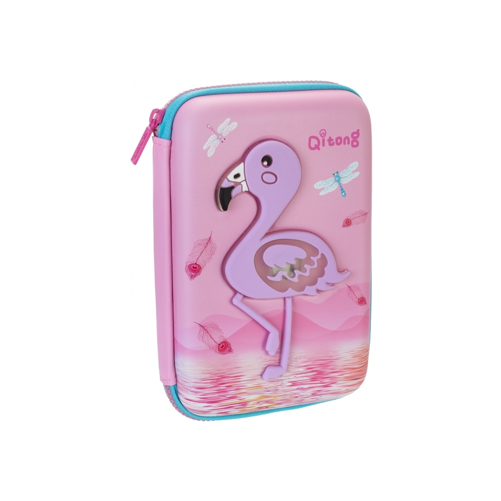 Пенал Cool For School LED 1 відділення з органайзером рожевий (QT-5758-Pink) - зображення 2