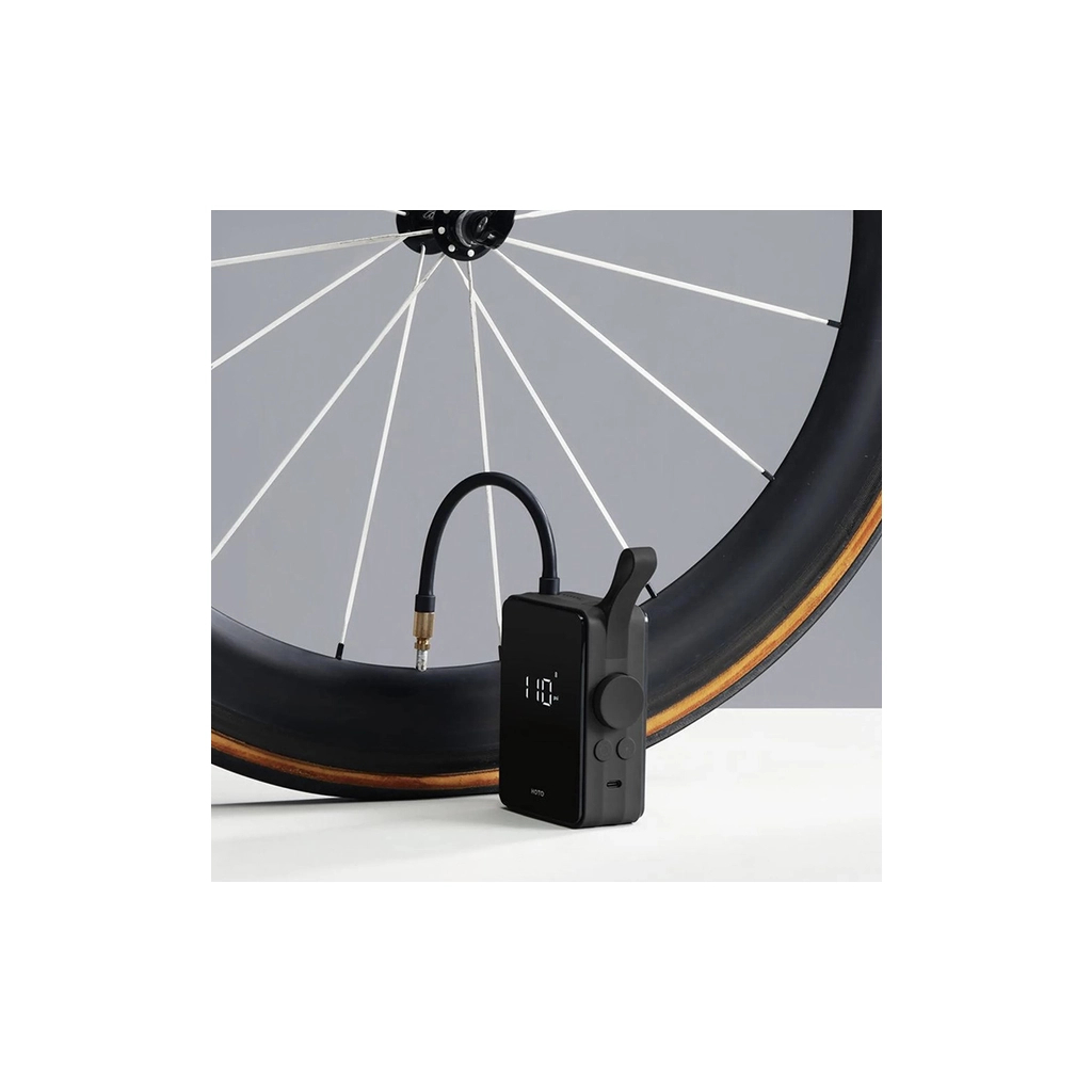 Автомобільний компресор Xiaomi HOTO Portable Electric Tire Inflator (QWCQB001) - зображення 10