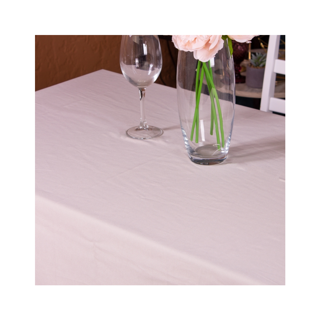 Скатертина MirSon Водонепроникна №403 Satin Waterproof Light Gray 140x260 см (2200006739517) - зображення 3
