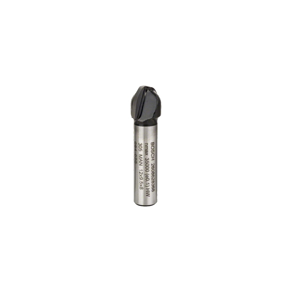 Фреза Bosch Professional галтельна, Std, S8, R6, D12, L9.2 (2.608.628.368) - зображення 2